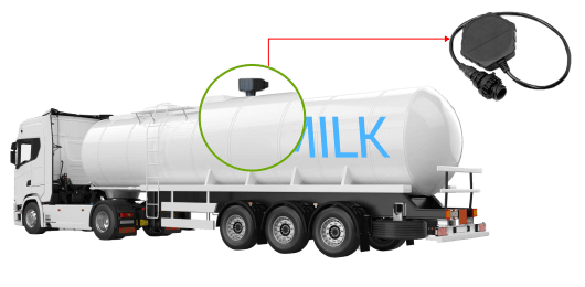 Dairy transport sensors