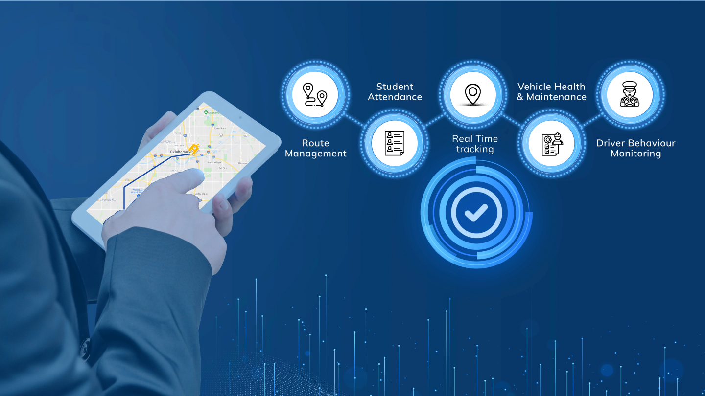 School Bus Monitoring Solution For Fleet Management 