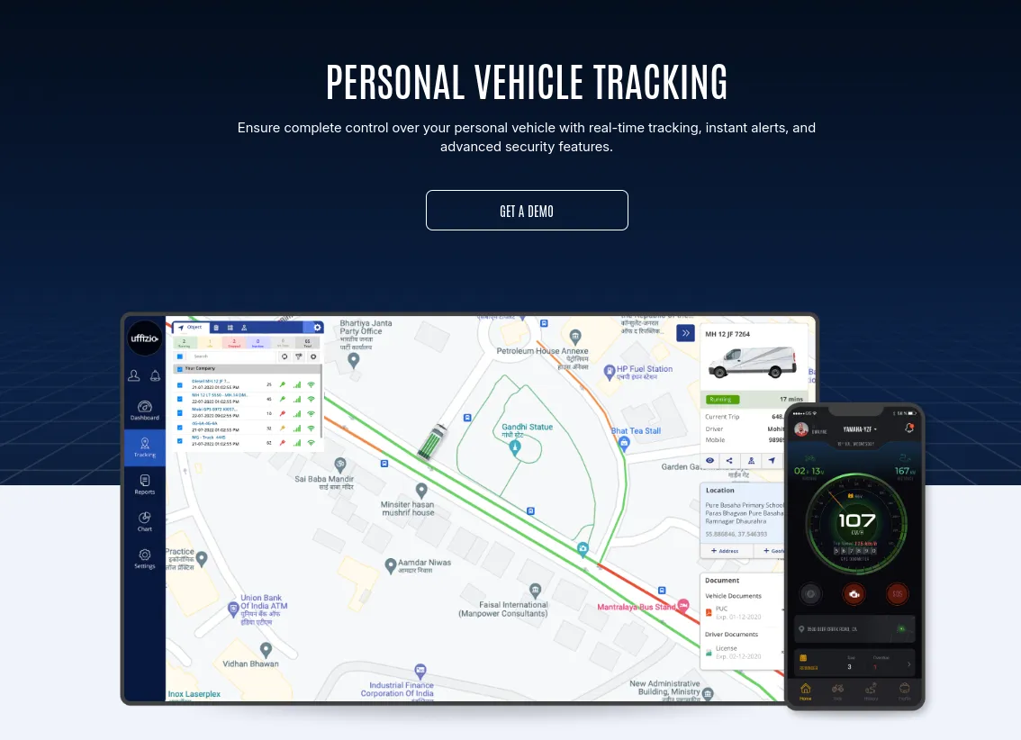 Perdonal Vehical Tracking Software