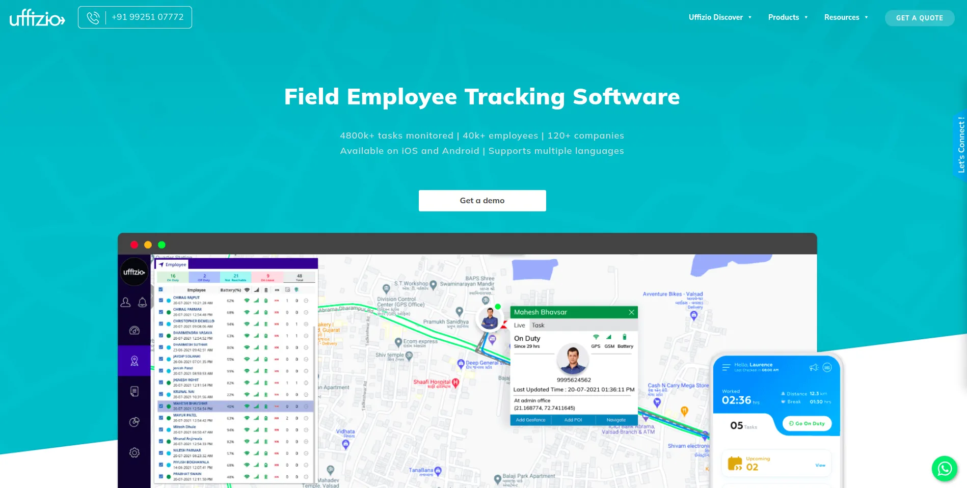Field Employee GPS Tracking Software