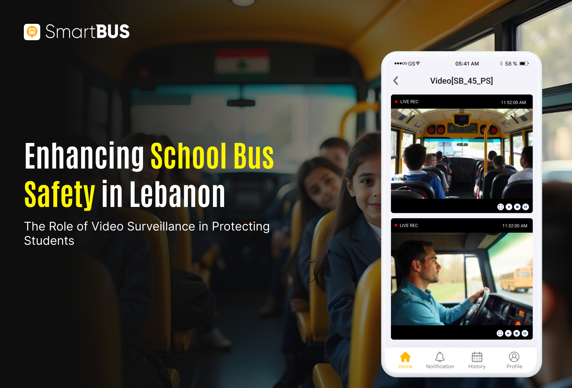 How Video Surveillance Is Transforming School Bus Safety in Lebanon