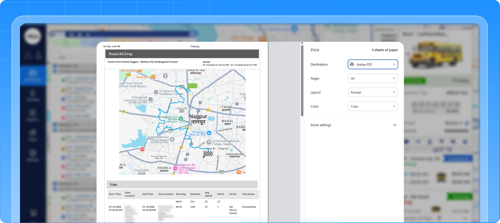 Add Playback History PDF Export Feature to SmartBus Portal